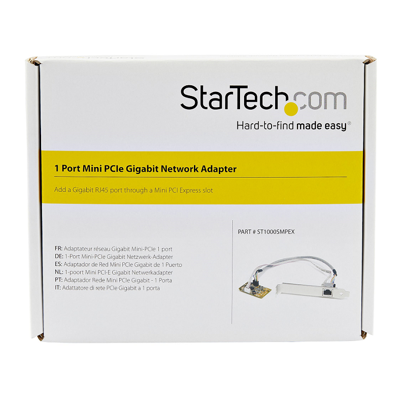 StarTech ST1000SMPEX Mini PCI Express Gigabit Ethernet Network Adapter NIC Card